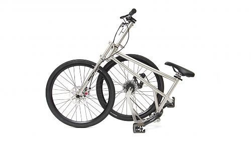 helix titanium folding bike